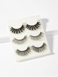 Dense False Eyelashes 3 Pairs