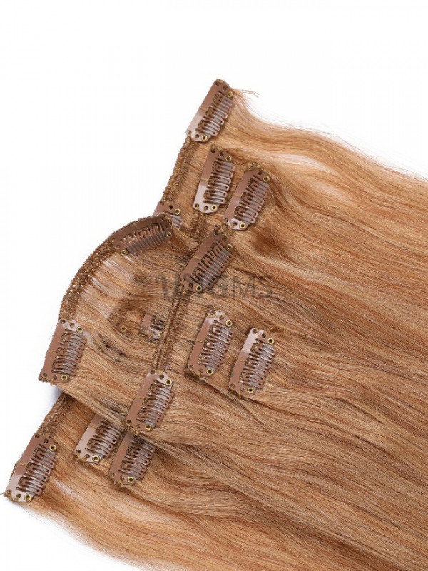 Blonde Long Straight Clip In Extension