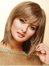 12" Shoulder-length Modern Layered Synthetic Lace Wigs