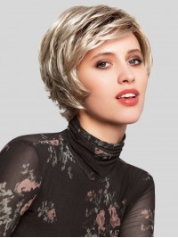 Short Elegant 8" Synthetic Capless Wigs