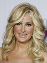 Style Blonde Wavy Long Kim Zolciak Wigs