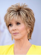 Wavy Capless Blonde Flexibility Boycuts Short Wigs