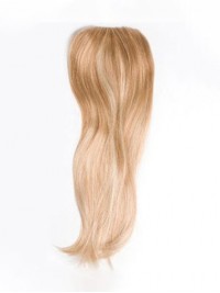 5"*2.75" 20" Straight Blonde Remy Human Hair Mono Hair Pieces