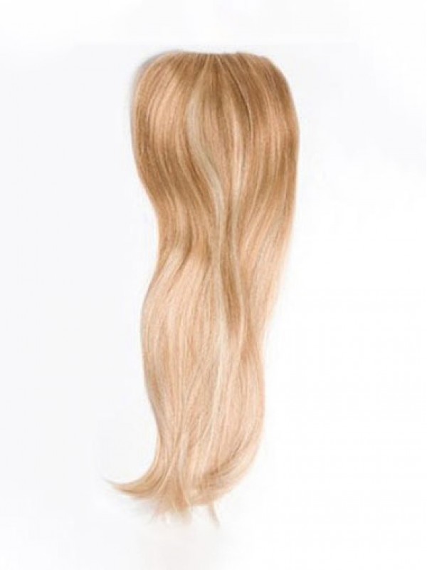 5"*2.75" 20" Straight Blonde Remy Human Hair Mono Hair Pieces