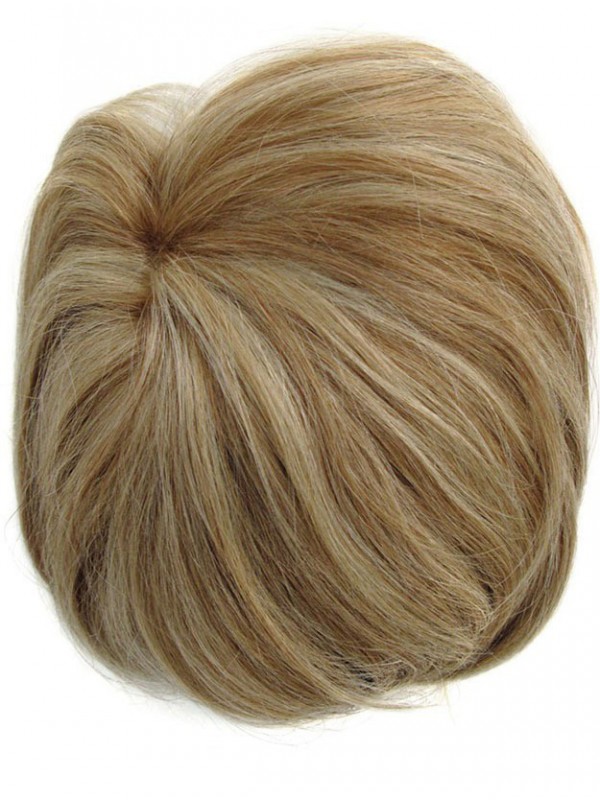 6"x6" Blonde Remy Human Hair Addition Mono Top Wiglet