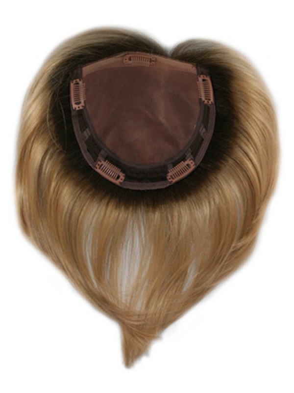 5"x5.75" Generous Straight Brown Remy Human Hair Mono Hair Pieces