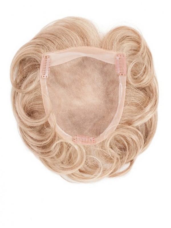 4"x4.5" Blonde Simple Monofilament Top Hairpiece