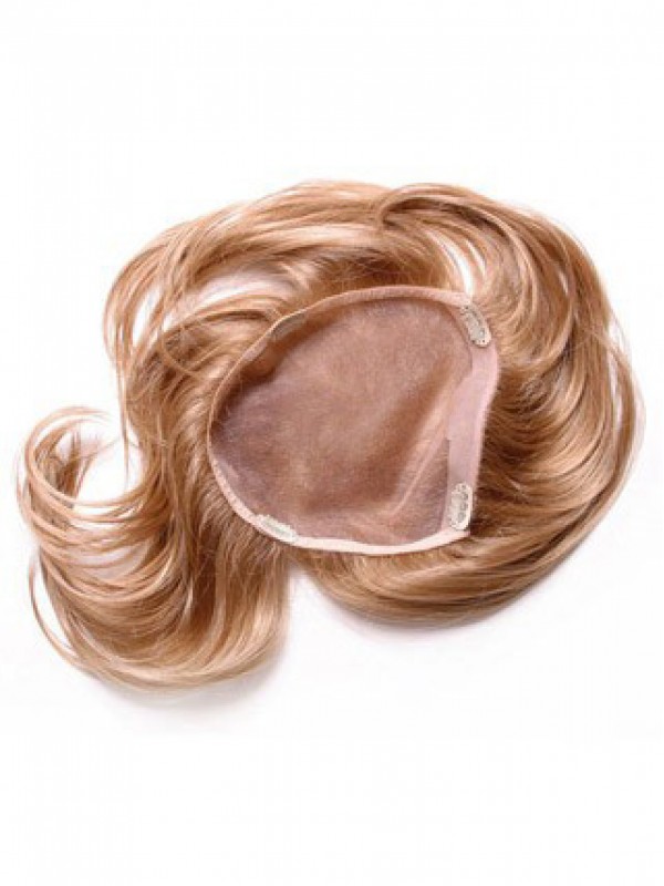 5"x5" Curly Auburn 100% Human Hair Mono Hair Pieces