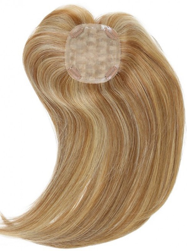 5"x5.75" Medium Blonde Remy Human Hair Top Piece