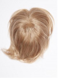 9.75"x10.75" Short Blonde Human Top Hairpieces