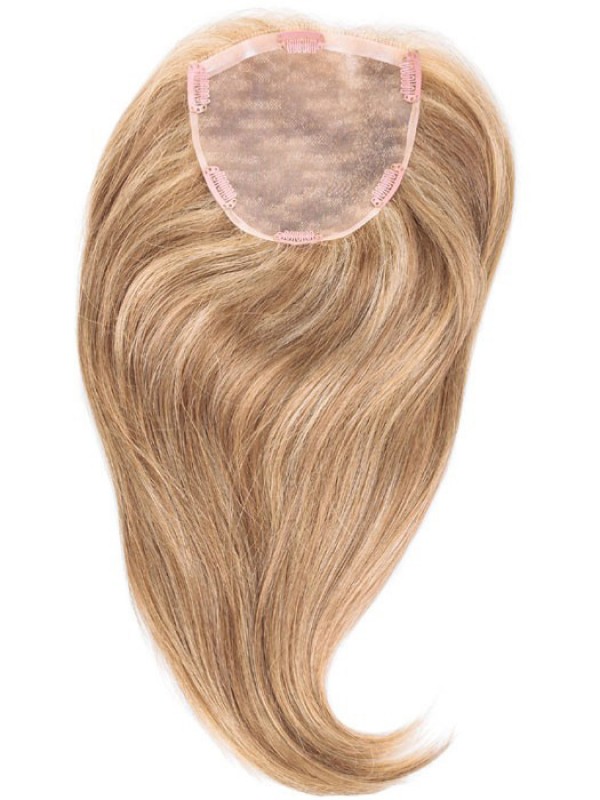 6"x6" Long Blonde Human Mono Top Hair Piece