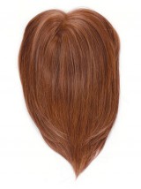5.5"x6.5" Reddish Straight Human Hair Addition Hairpiece