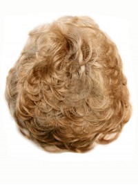 6.5"x9" Curly Human Hair Addition Hairpiece