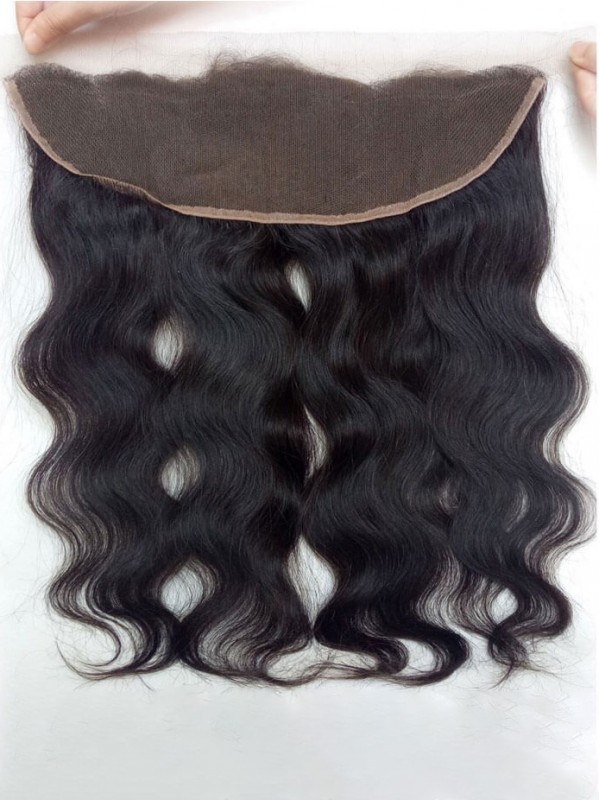 Body Wave Virgin Hair 3 Bundles With Lace Frontal Closure 13x4 Human Hair Weave