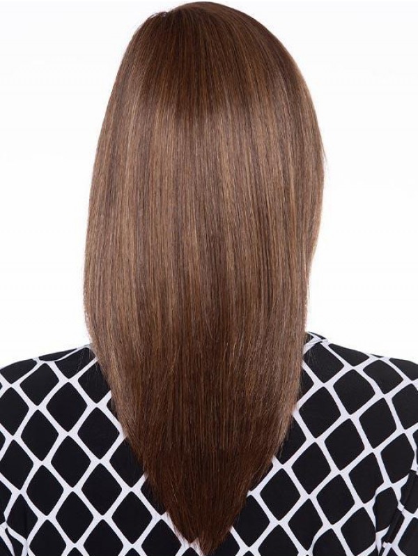Brown Long Straight Wigs