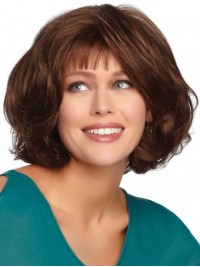 Medium Wavy Lace Front Bob Wigs