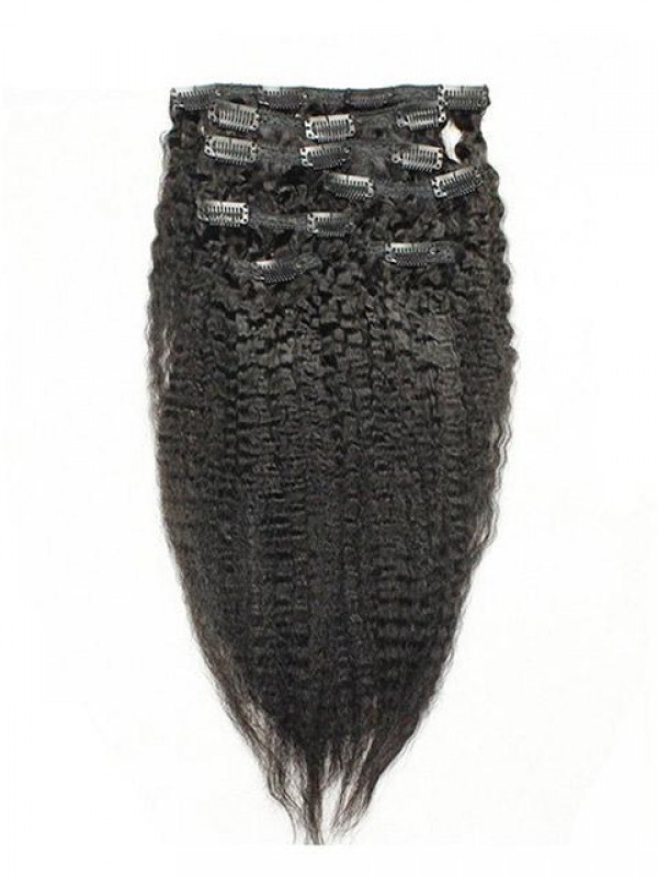 Clip In Brazilian Hair Extensions 7Pcs Clip In Human Hair Extensions