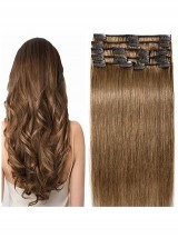 Clip In Hair Extensions Human Hair Double Drawn Human Hair Extensions