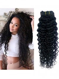 Doren Curly Clip In Human Hair Extensions Virgin Remy Hair