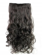 Long Wave One Piece Synthetic Clip In Hair Extension