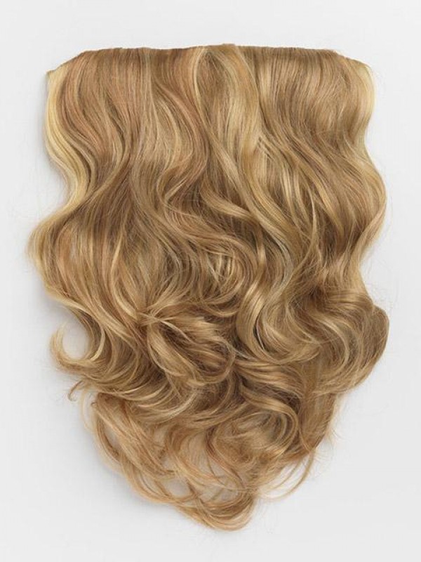 Synthetic Long Wave One Piece Clip In Hair Extension