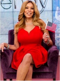 Wendy Williams Long Wavy Central Parting Capless Synthetic Wigs