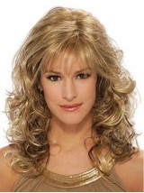 Blonde Long Wavy Capless Synthetic Wig