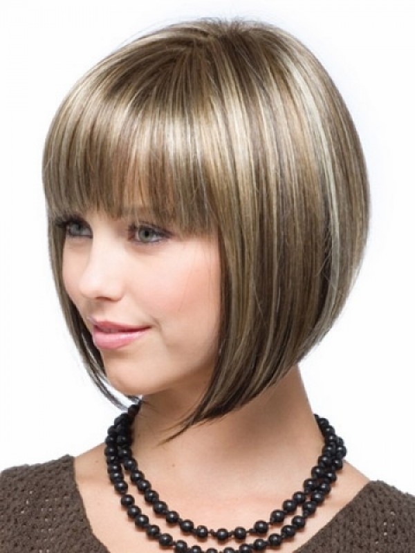 Straight Bob Short Capless Synthetic Wig