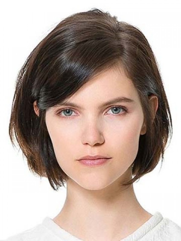 Bob Short Straight Synthetic Lace Front Wigs