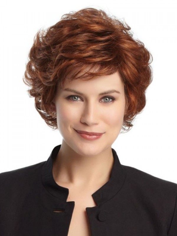 Short Curly Synthetic Capless Wigs