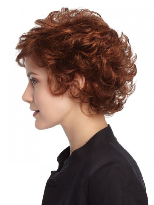 Short Curly Synthetic Capless Wigs