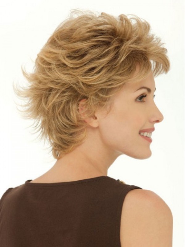 Short Straight Lace Front Synthetic Wigs