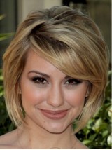 Short Straight Synthetic Capless Wig