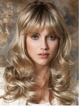 Blonde Long Wavy Capless Synthetic Wigs