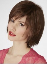Straight Short Lace Front Synthetic Wig