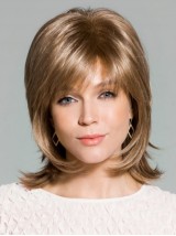 Blonde Straight Short Capless Synthetic Wig