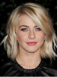 Blonde Short Straight Synthetic Lace Front Wig