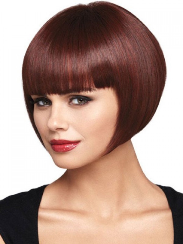 Bob Short Straight Capless Synthetic Wigs