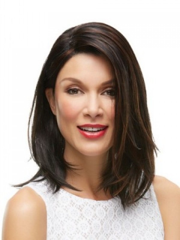 Medium Straight Lace Front Synthetic Wig