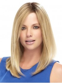 Long Blonde Straight Lace Front Synthetic Wig