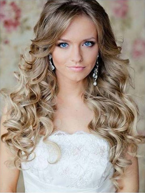 Two Colors Ombre Long Wavy Human Hair Wig