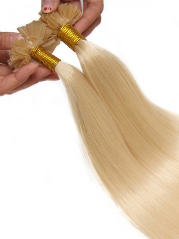 100s 0.5g/s Straight Nail/U Tip Virgin Hair Extensions