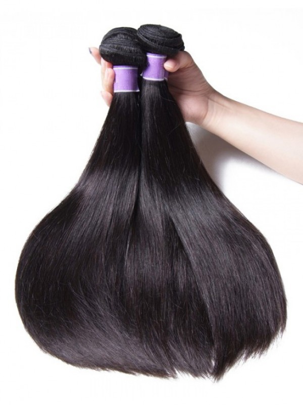 Peruvian Straight Hair Weft 3 Bundles Virgin Hair