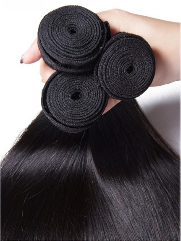 Peruvian Straight Hair Weft 3 Bundles Virgin Hair