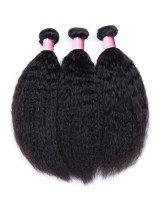 100% Virgin Kinky Straight Hair Cheap Human Hair 3 Bundles