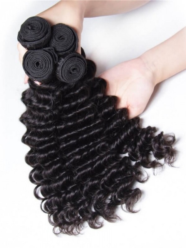 Peruvian Deep Wave Hair Extensions 4pcs/Lot