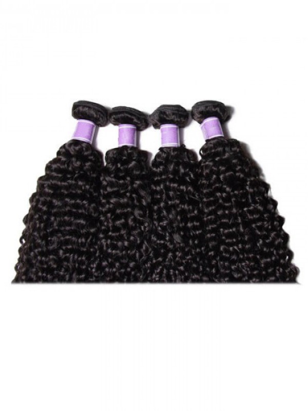 Malaysian Jerry Curly Virgin Hair Weaves 4pcs/pack