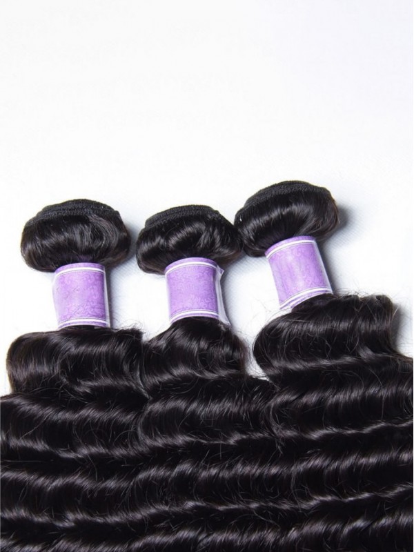 3pcs/pack Peruvian Deep Human Hair Weaves