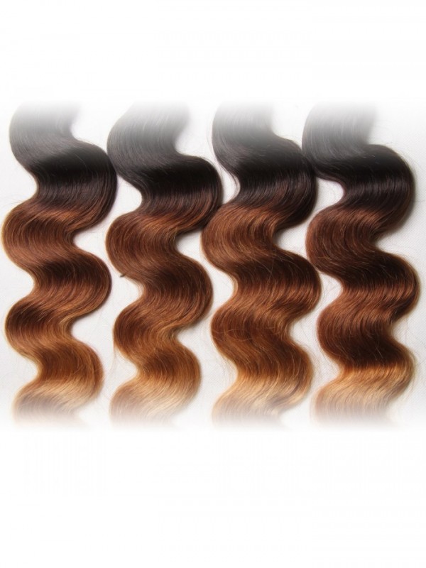 4 Bundles Brazilian Ombre Body Wave Human Virgin Hair