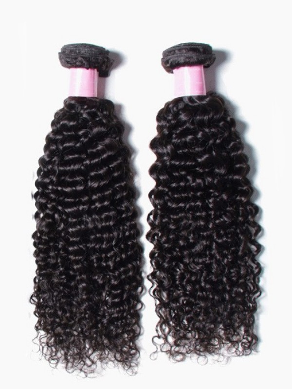 Peruvian Jerry Curly Virgin Hair Weaves 4pcs/pack